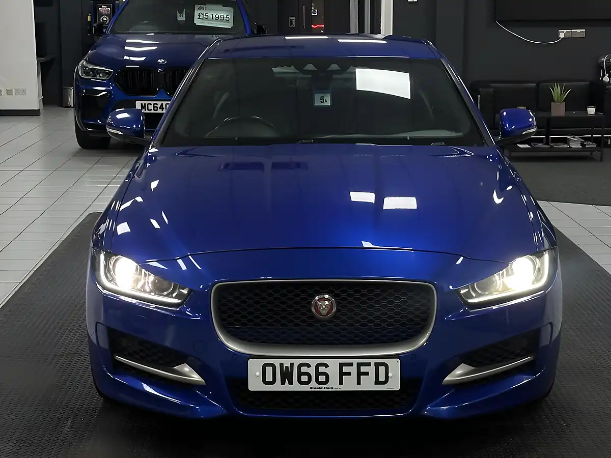 Used 2017 Jaguar Xe R-Sport Blue - Interior and Exterior details 5
