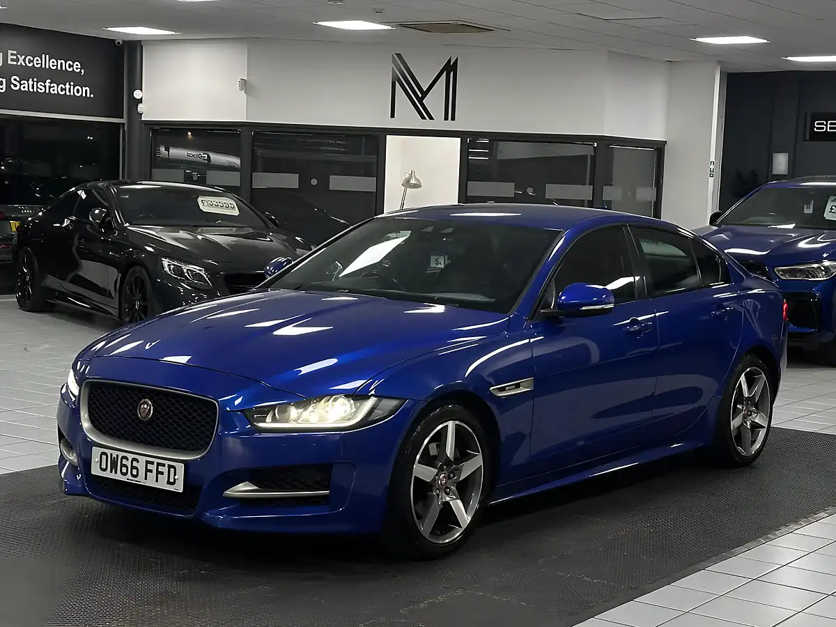 Used 2017 Jaguar Xe R-Sport Blue - Interior and Exterior details 6