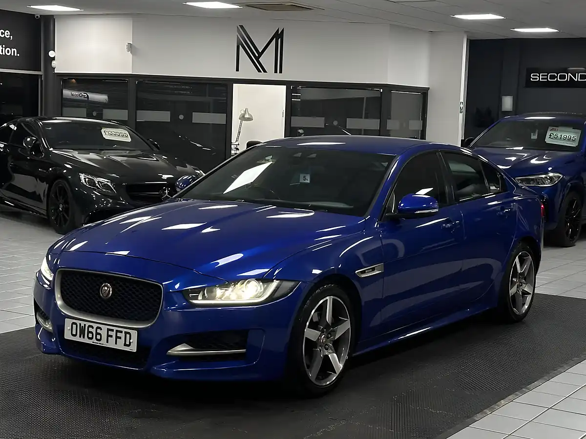 Used 2017 Jaguar Xe R-Sport Blue - Interior and Exterior details 7