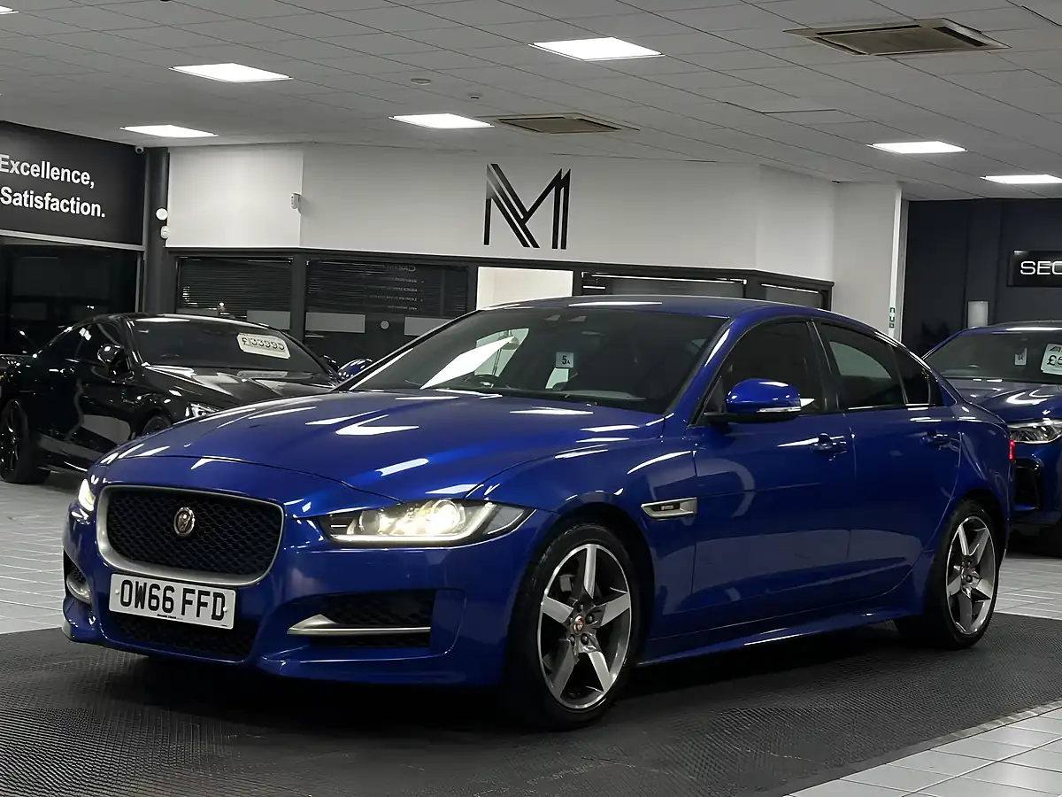 Used 2017 Jaguar Xe R-Sport Blue - Interior and Exterior details 8