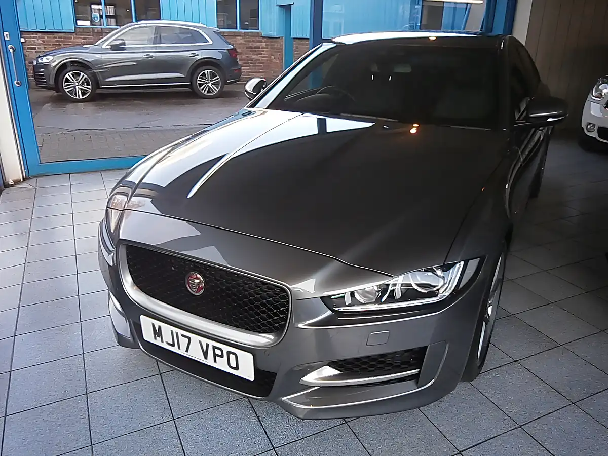 Used 2017 Jaguar Xe R-Sport Grey - Front View