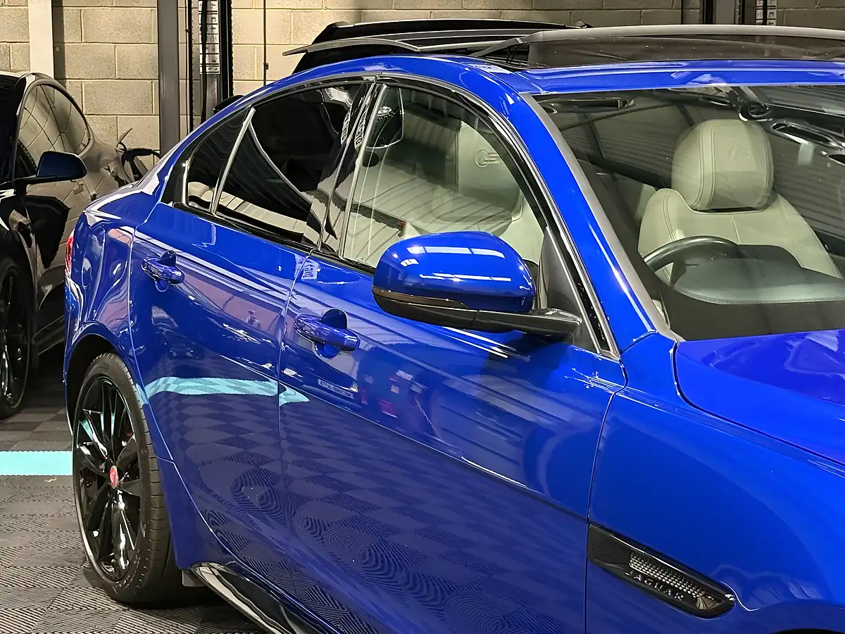 Used 2017 Jaguar Xe S Blue - Interior and Exterior details 13