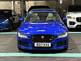 Used 2017 Jaguar Xe S Blue - Interior and Exterior details 4