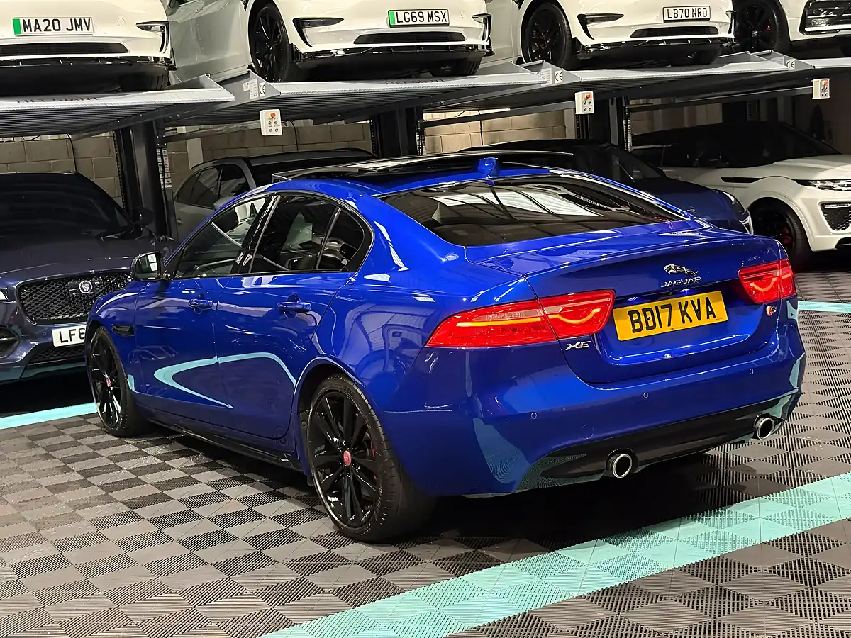 Used 2017 Jaguar Xe S Blue - Interior and Exterior details 7
