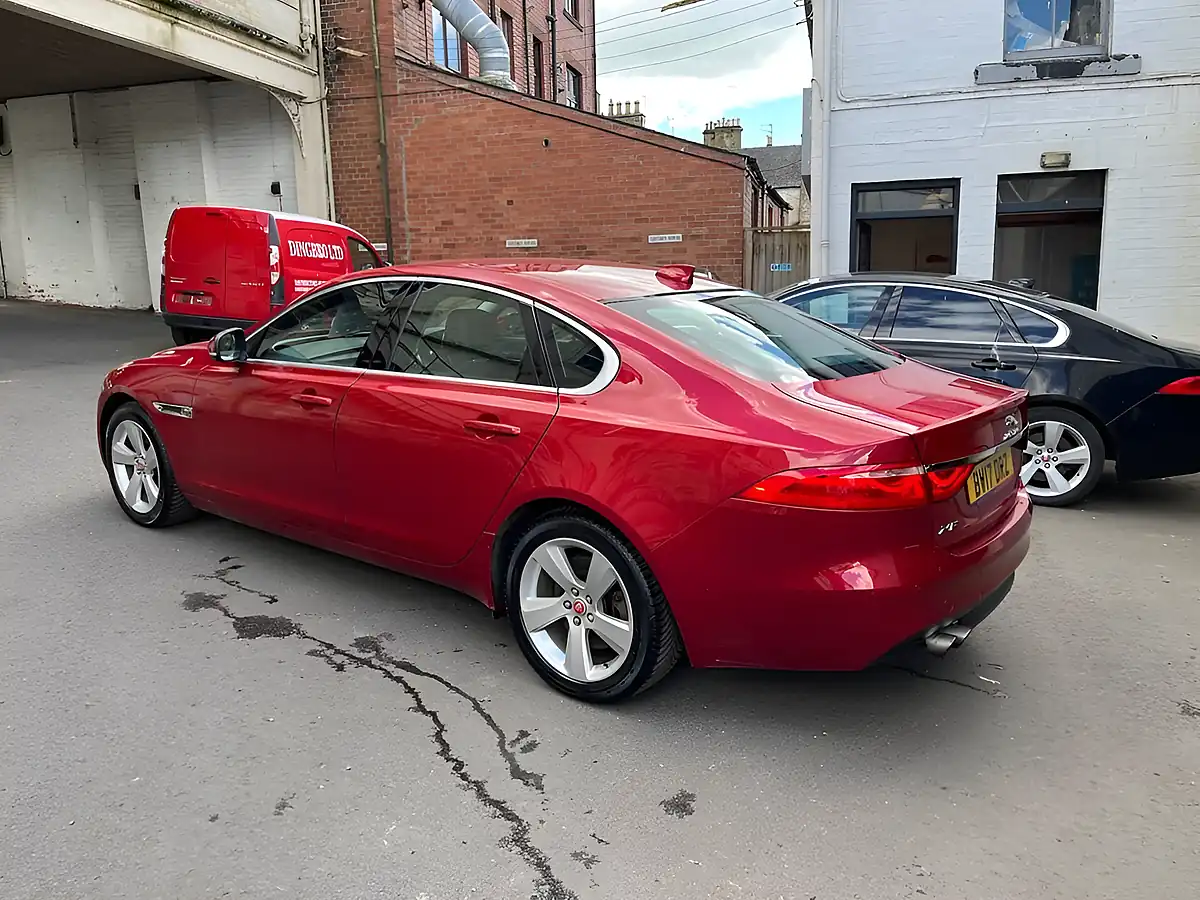 Used 2017 Jaguar Xf Portfolio Red - Interior and Exterior details 10