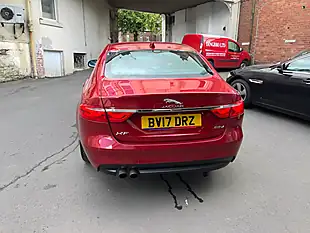 Used 2017 Jaguar Xf Portfolio Red - Interior and Exterior details 11