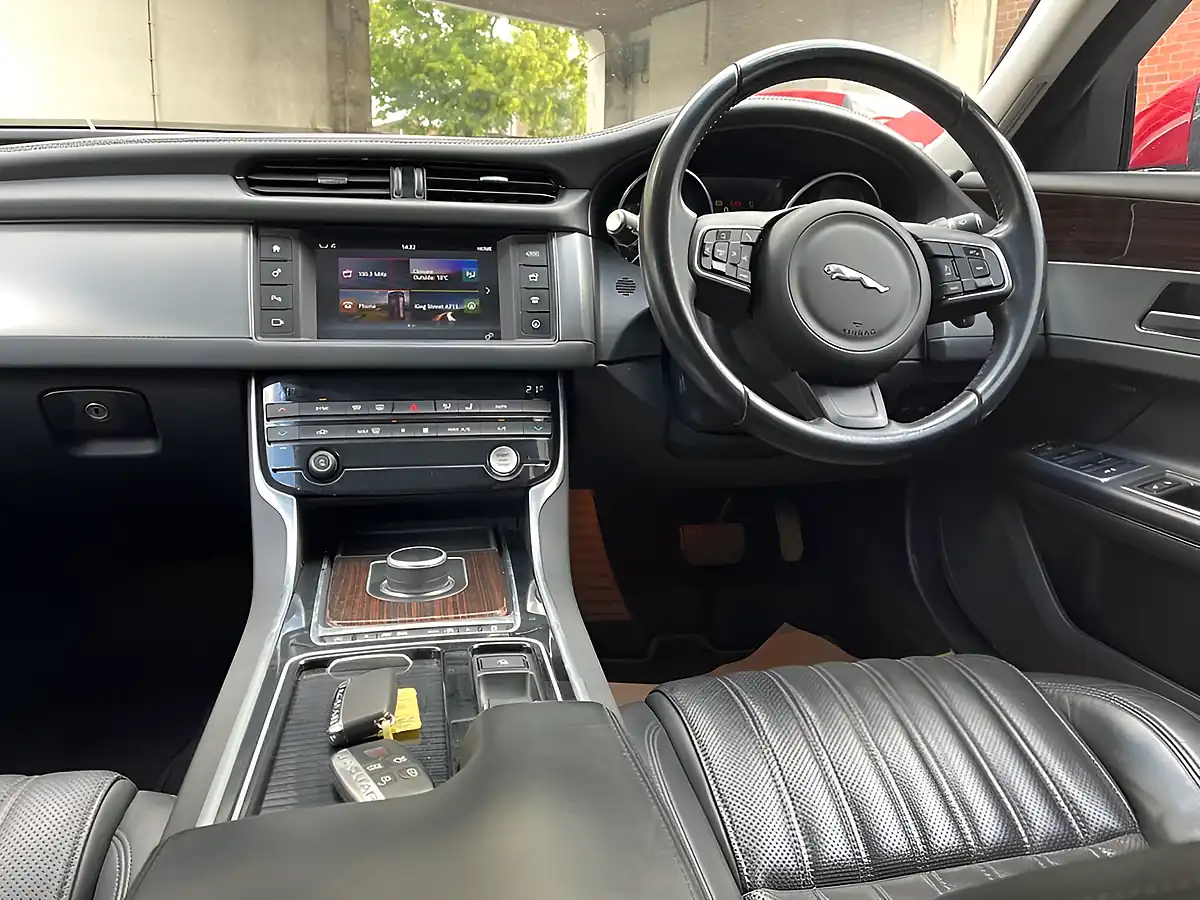Used 2017 Jaguar Xf Portfolio Red - Interior and Exterior details 14