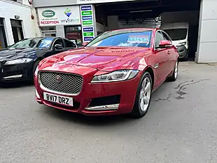 Used 2017 Jaguar Xf Portfolio Red - Interior and Exterior details 8