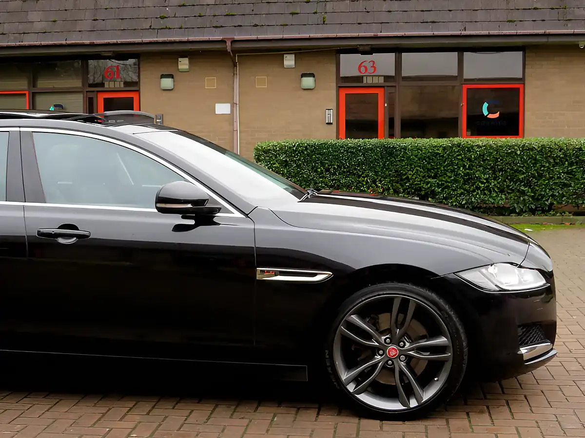 Used 2017 Jaguar Xf Portfolio Santorini Black - Interior and Exterior details 10