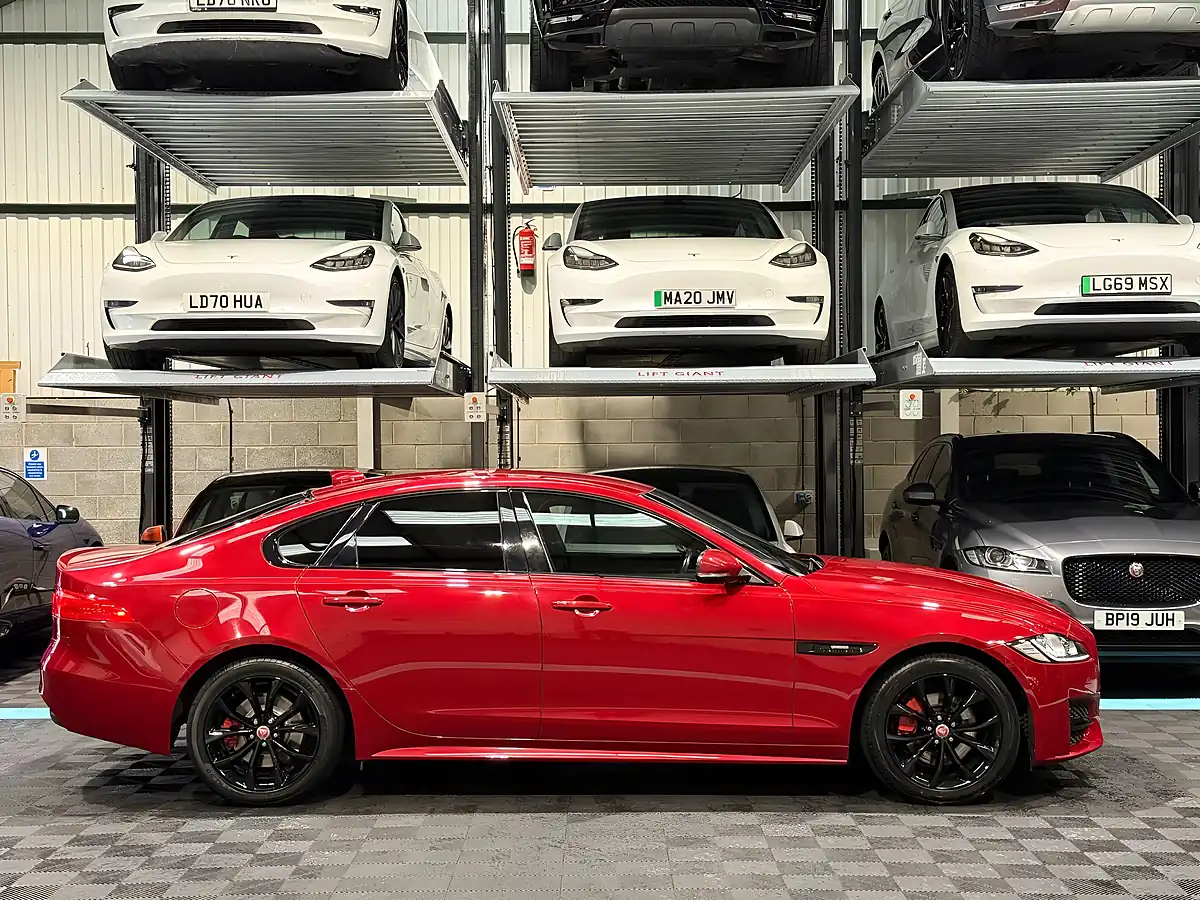 Used 2017 Jaguar Xf R-Sport Red - Interior and Exterior details 10