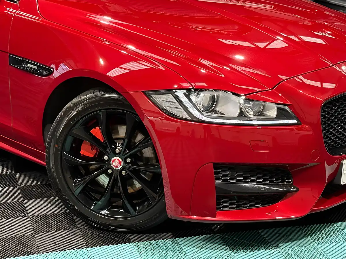Used 2017 Jaguar Xf R-Sport Red - Interior and Exterior details 11