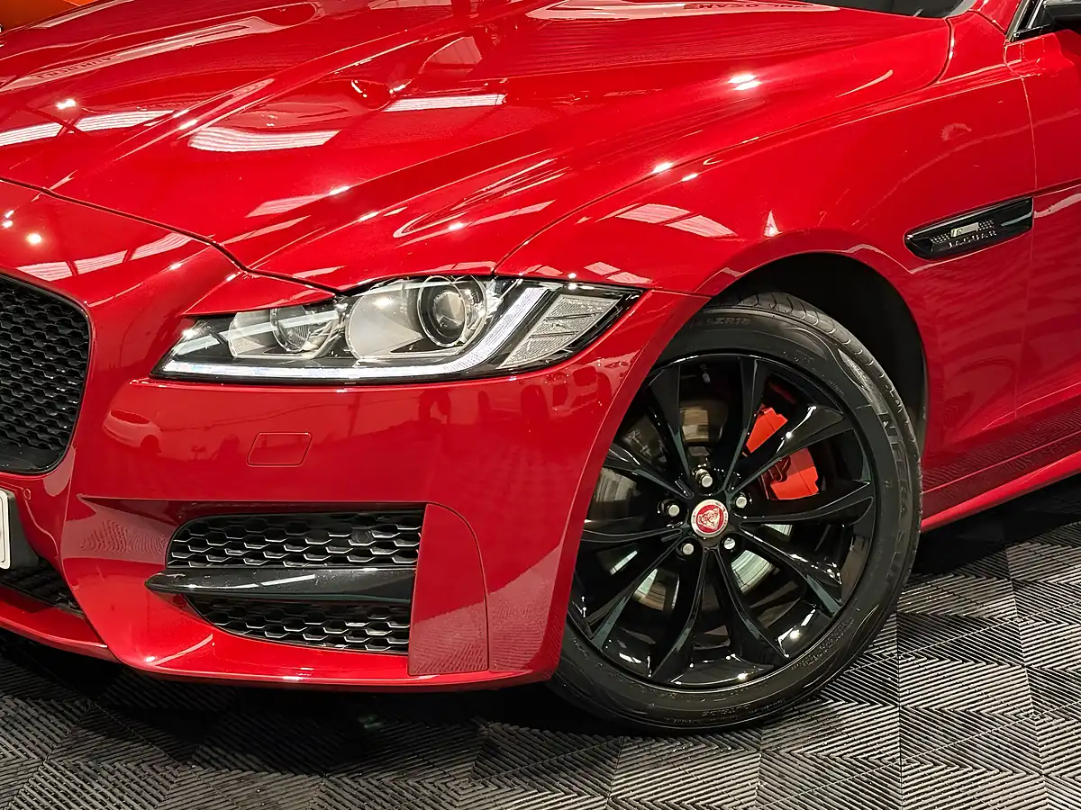 Used 2017 Jaguar Xf R-Sport Red - Interior and Exterior details 12