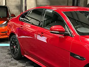 Used 2017 Jaguar Xf R-Sport Red - Interior and Exterior details 13
