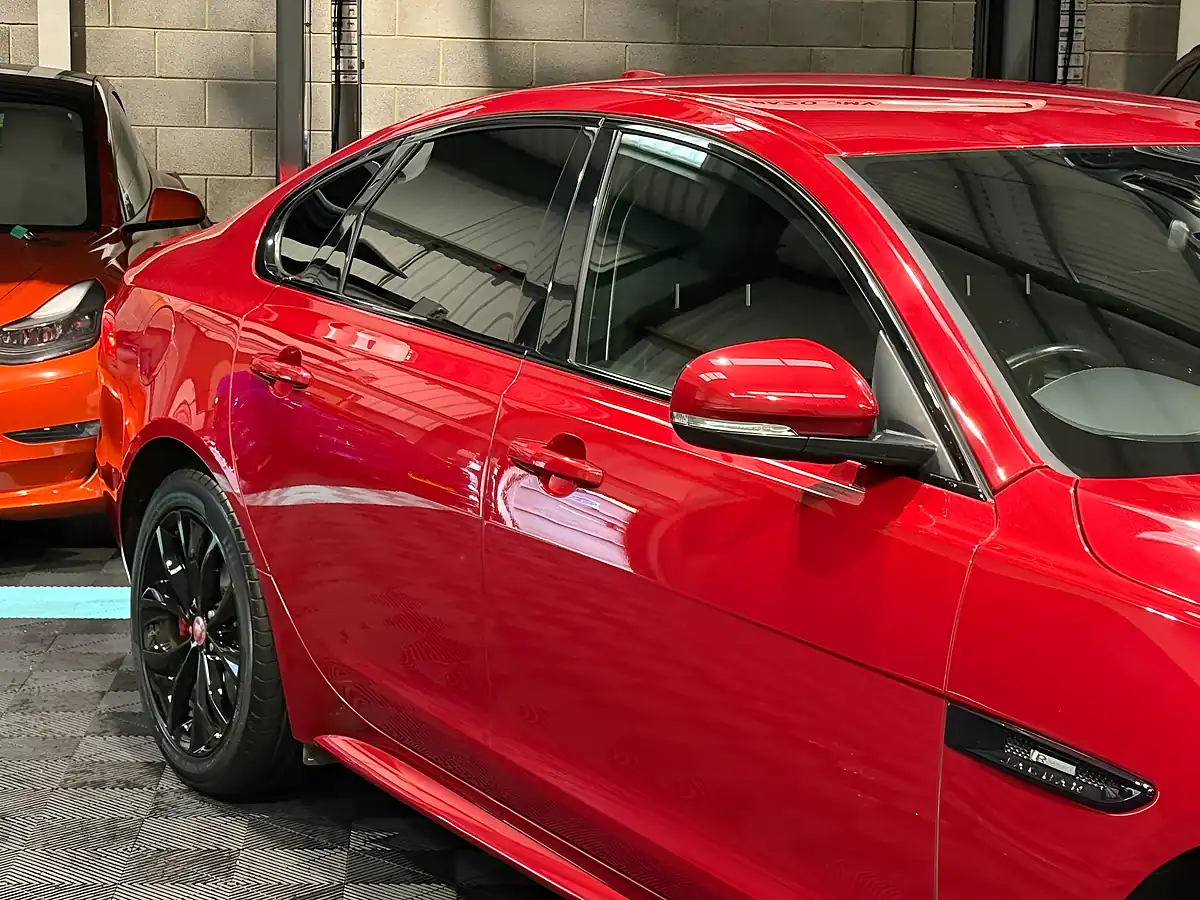 Used 2017 Jaguar Xf R-Sport Red - Interior and Exterior details 13