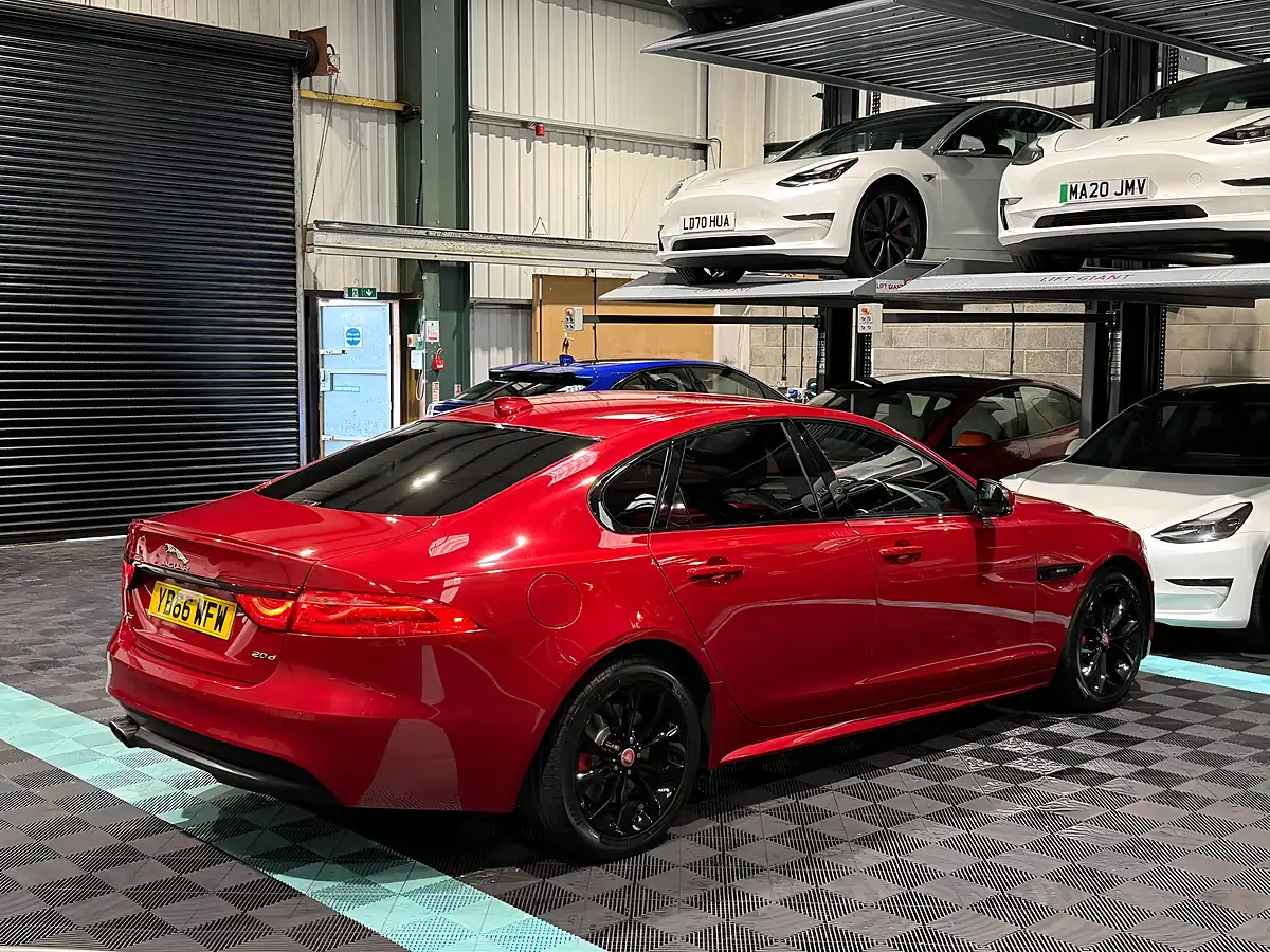Used 2017 Jaguar Xf R-Sport Red - Interior and Exterior details 9