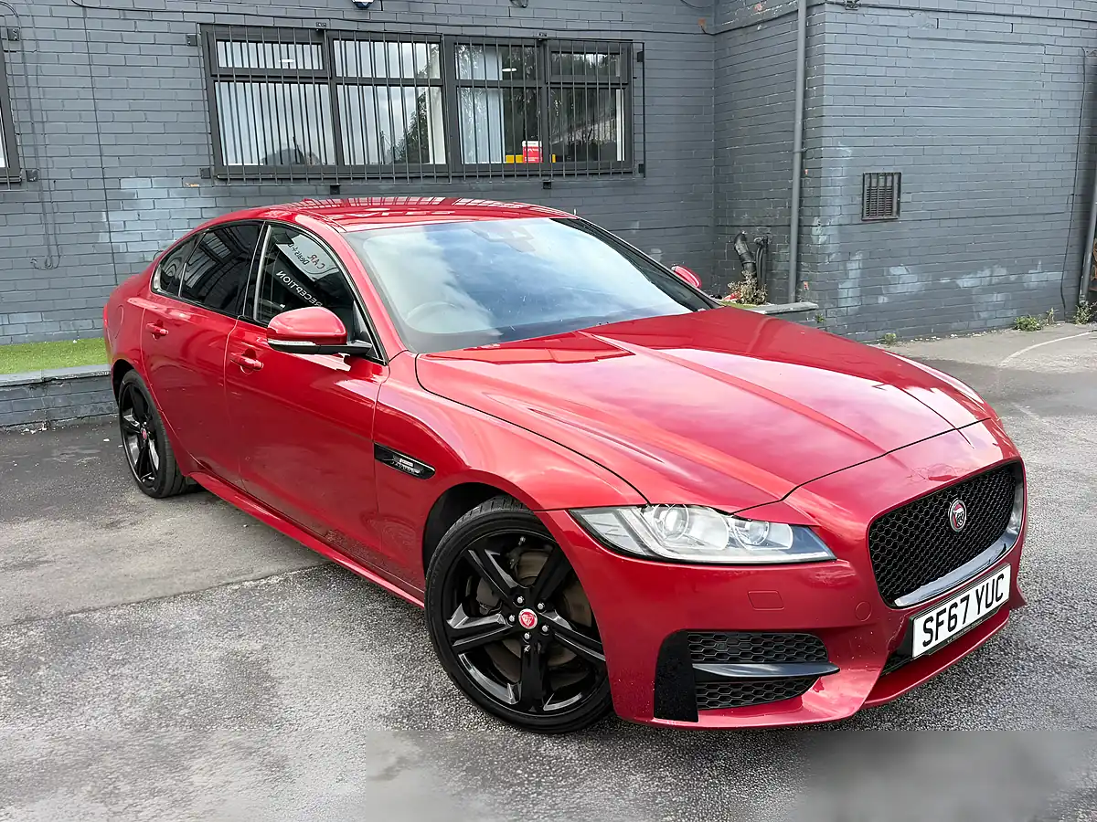 Used 2017 Jaguar Xf R-Sport Red - Front View