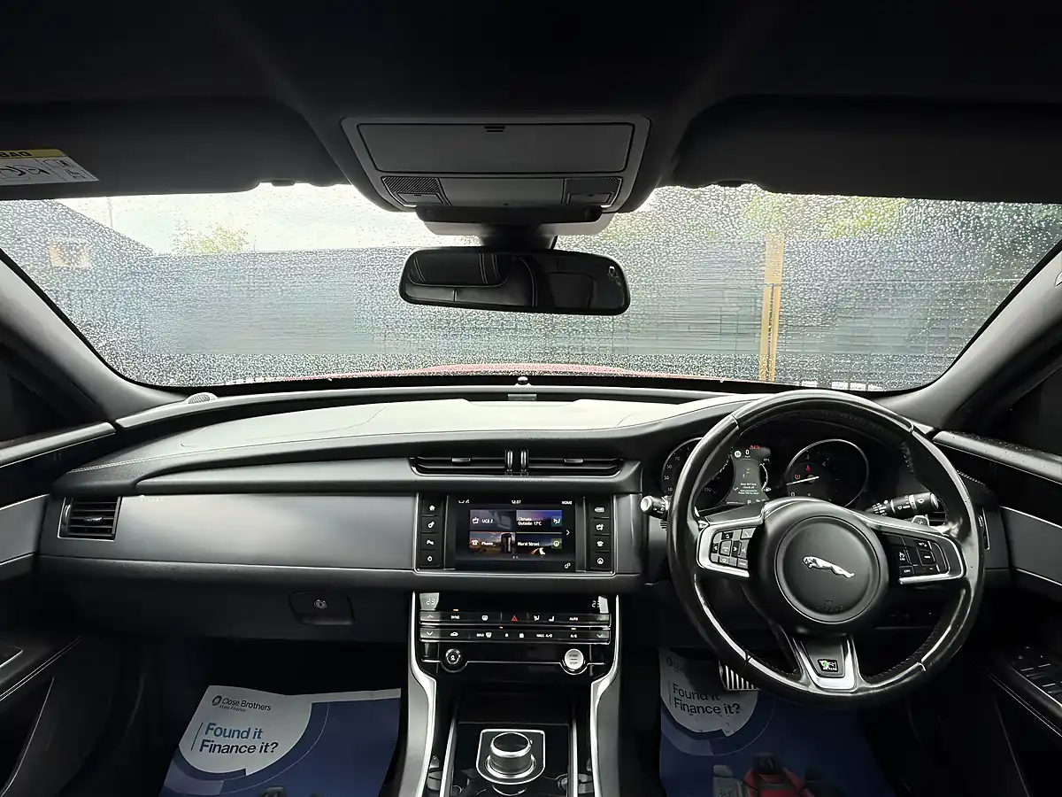 Used 2017 Jaguar Xf R-Sport Red - Interior and Exterior details 2