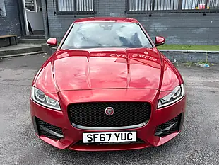 Used 2017 Jaguar Xf R-Sport Red - Interior and Exterior details 4