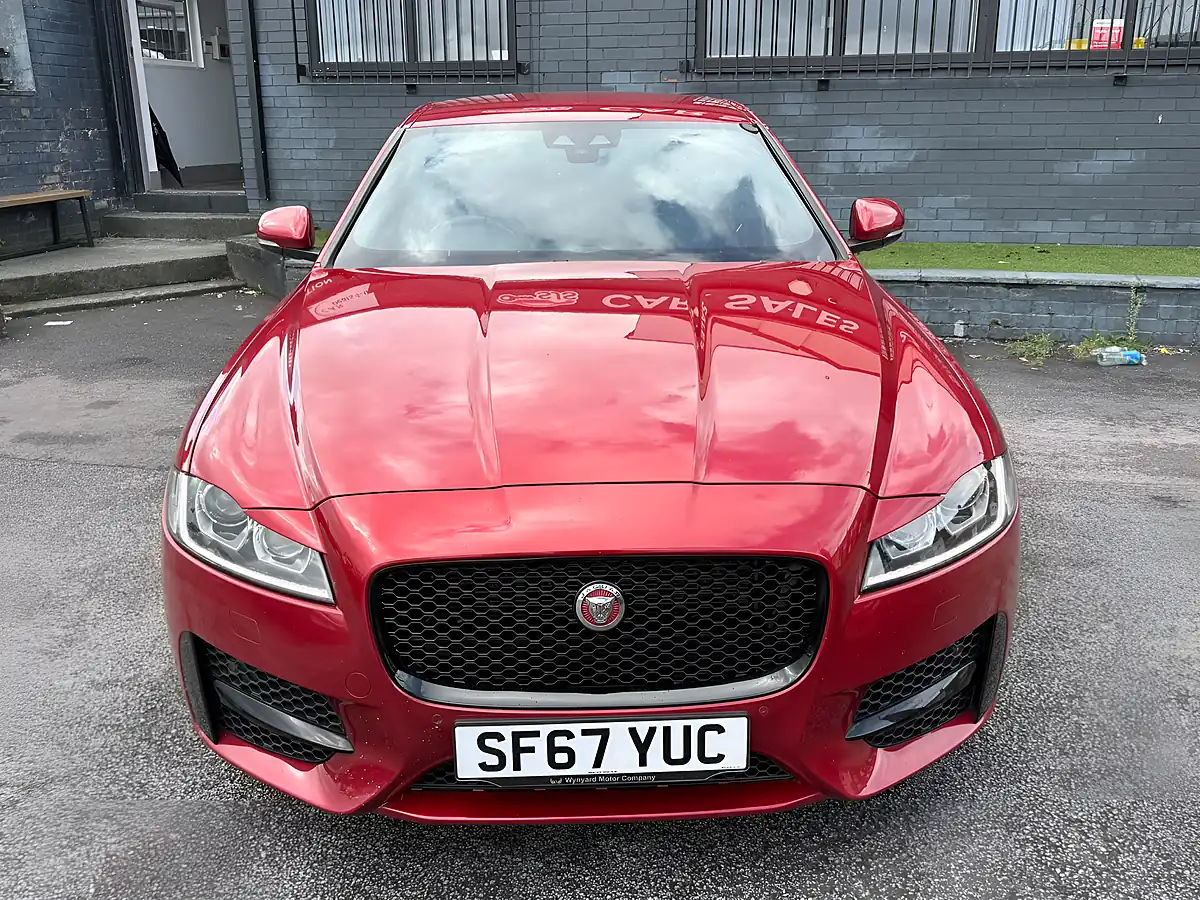Used 2017 Jaguar Xf R-Sport Red - Interior and Exterior details 4