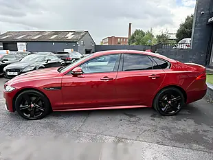 Used 2017 Jaguar Xf R-Sport Red - Interior and Exterior details 5