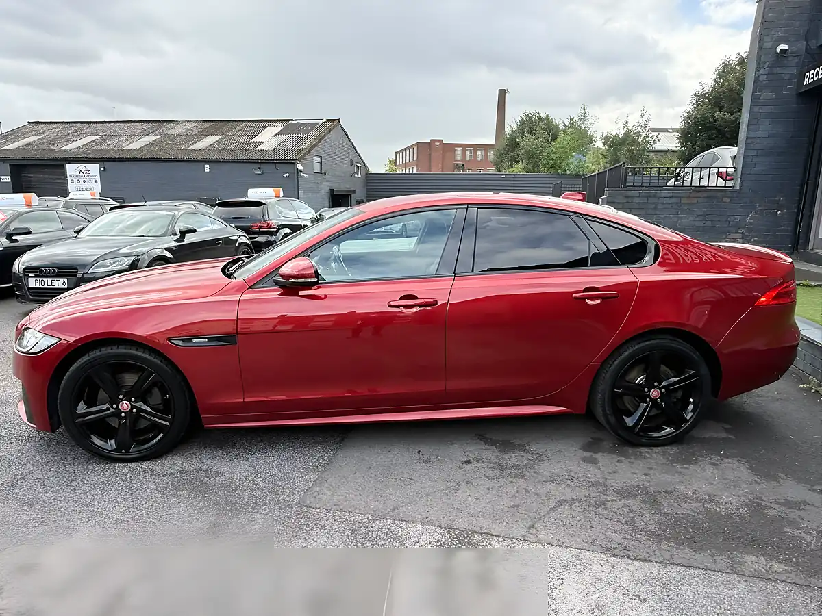 Used 2017 Jaguar Xf R-Sport Red - Interior and Exterior details 5