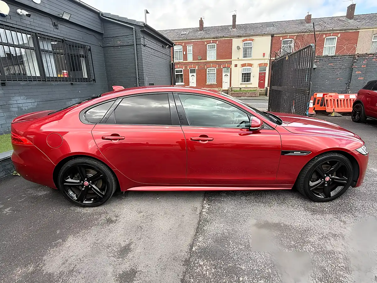 Used 2017 Jaguar Xf R-Sport Red - Interior and Exterior details 6