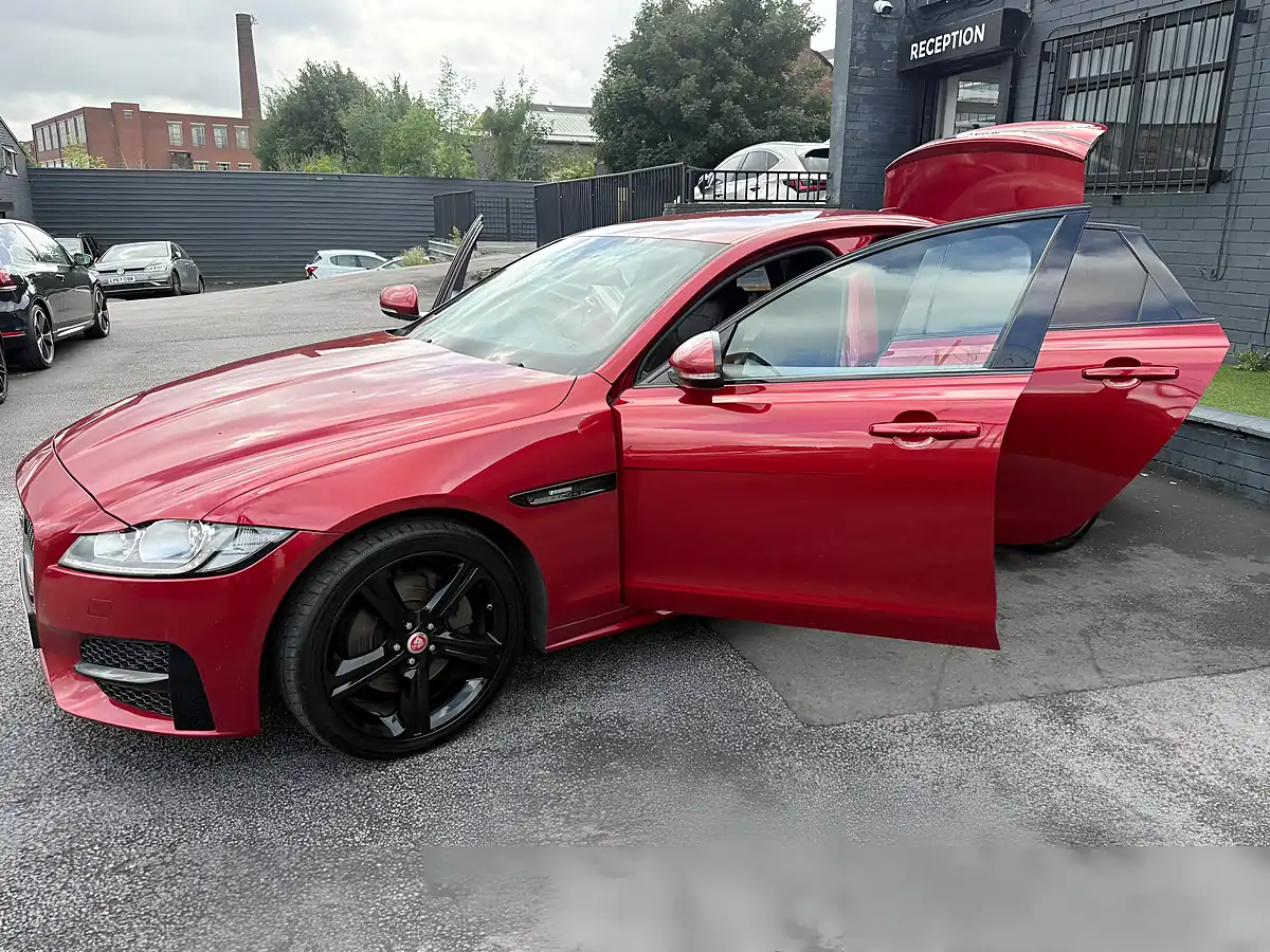 Used 2017 Jaguar Xf R-Sport Red - Interior and Exterior details 8
