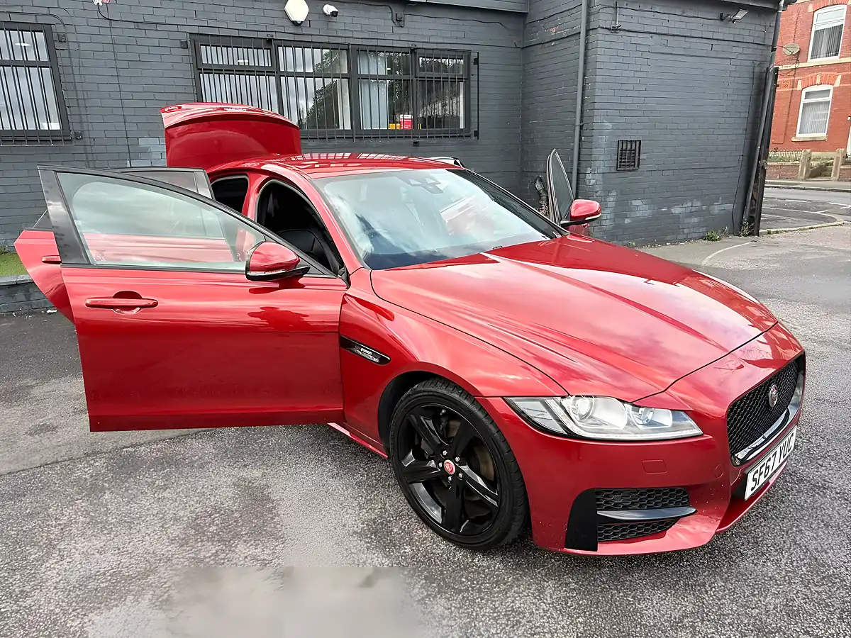 Used 2017 Jaguar Xf R-Sport Red - Interior and Exterior details 9