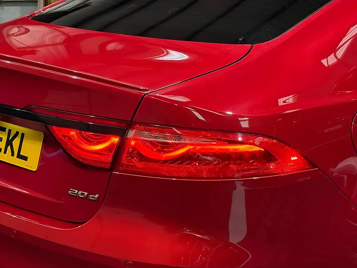 Used 2017 Jaguar Xf R-Sport Red - Interior and Exterior details 11