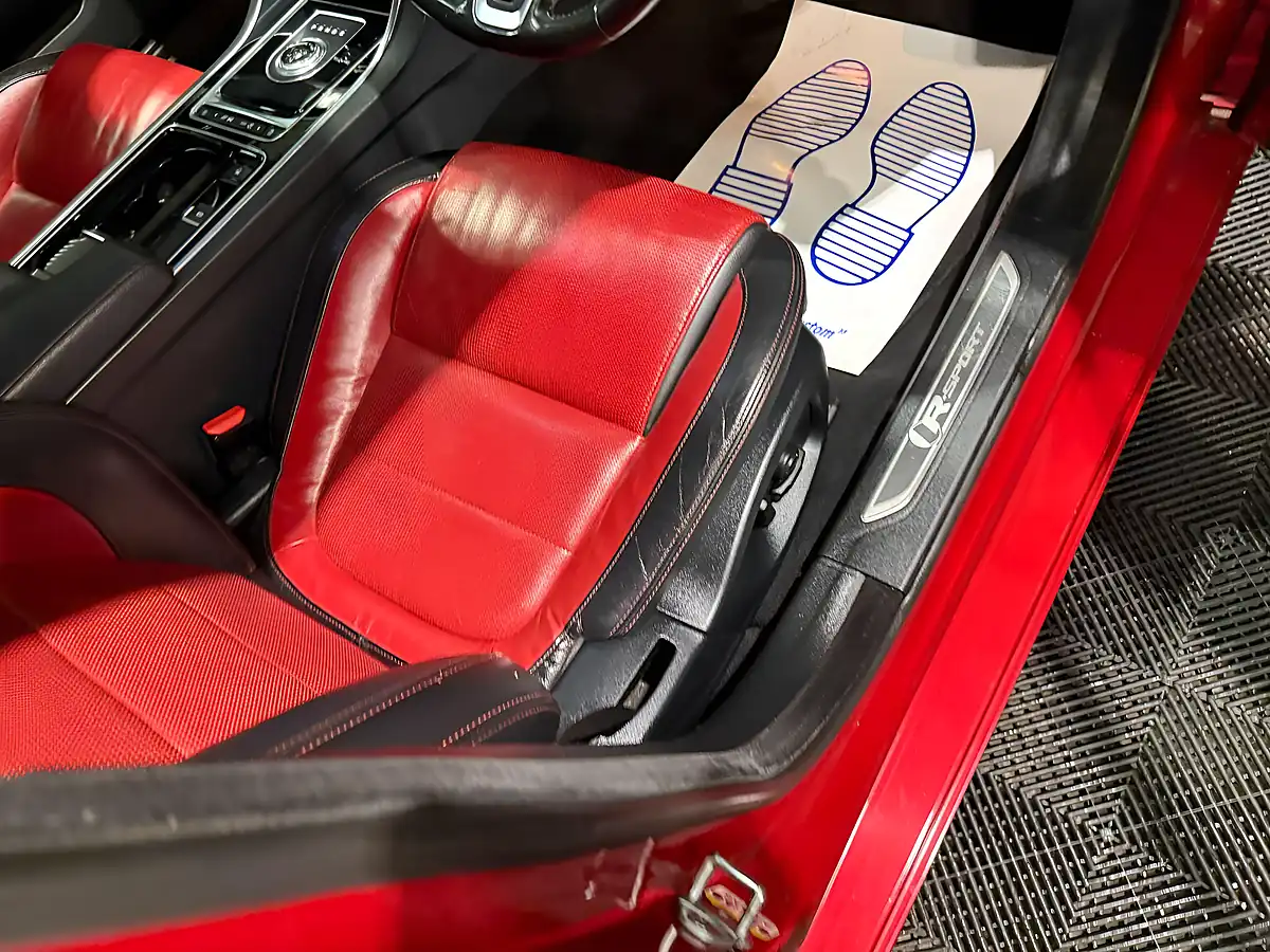 Used 2017 Jaguar Xf R-Sport Red - Interior and Exterior details 13
