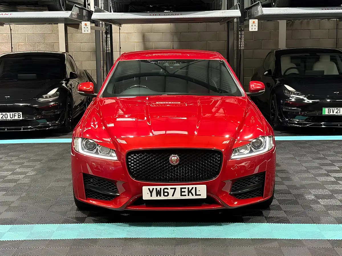 Used 2017 Jaguar Xf R-Sport Red - Interior and Exterior details 4