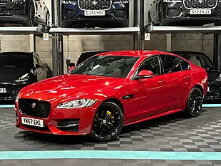 Used 2017 Jaguar Xf R-Sport Red - Interior and Exterior details 5