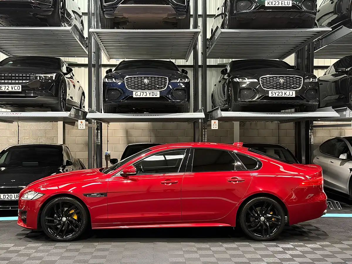 Used 2017 Jaguar Xf R-Sport Red - Interior and Exterior details 6