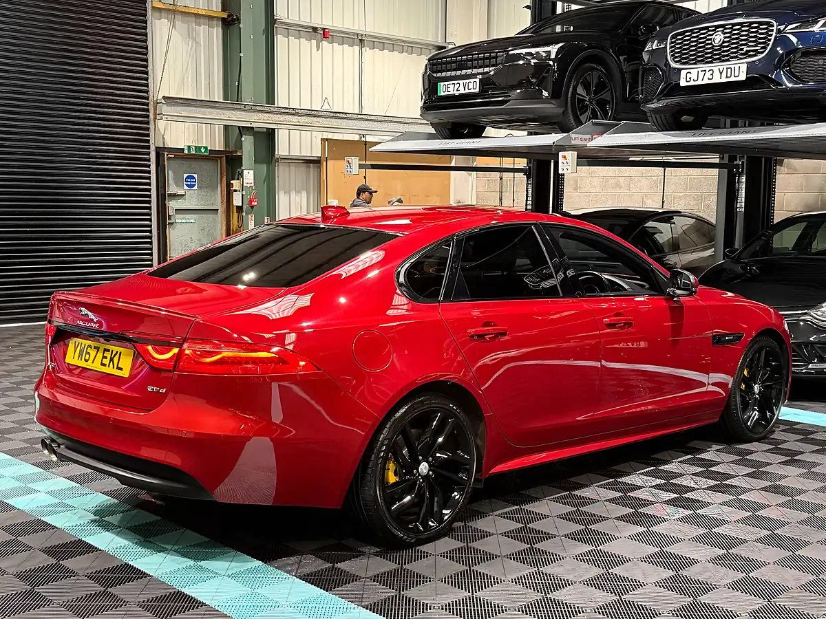 Used 2017 Jaguar Xf R-Sport Red - Interior and Exterior details 9