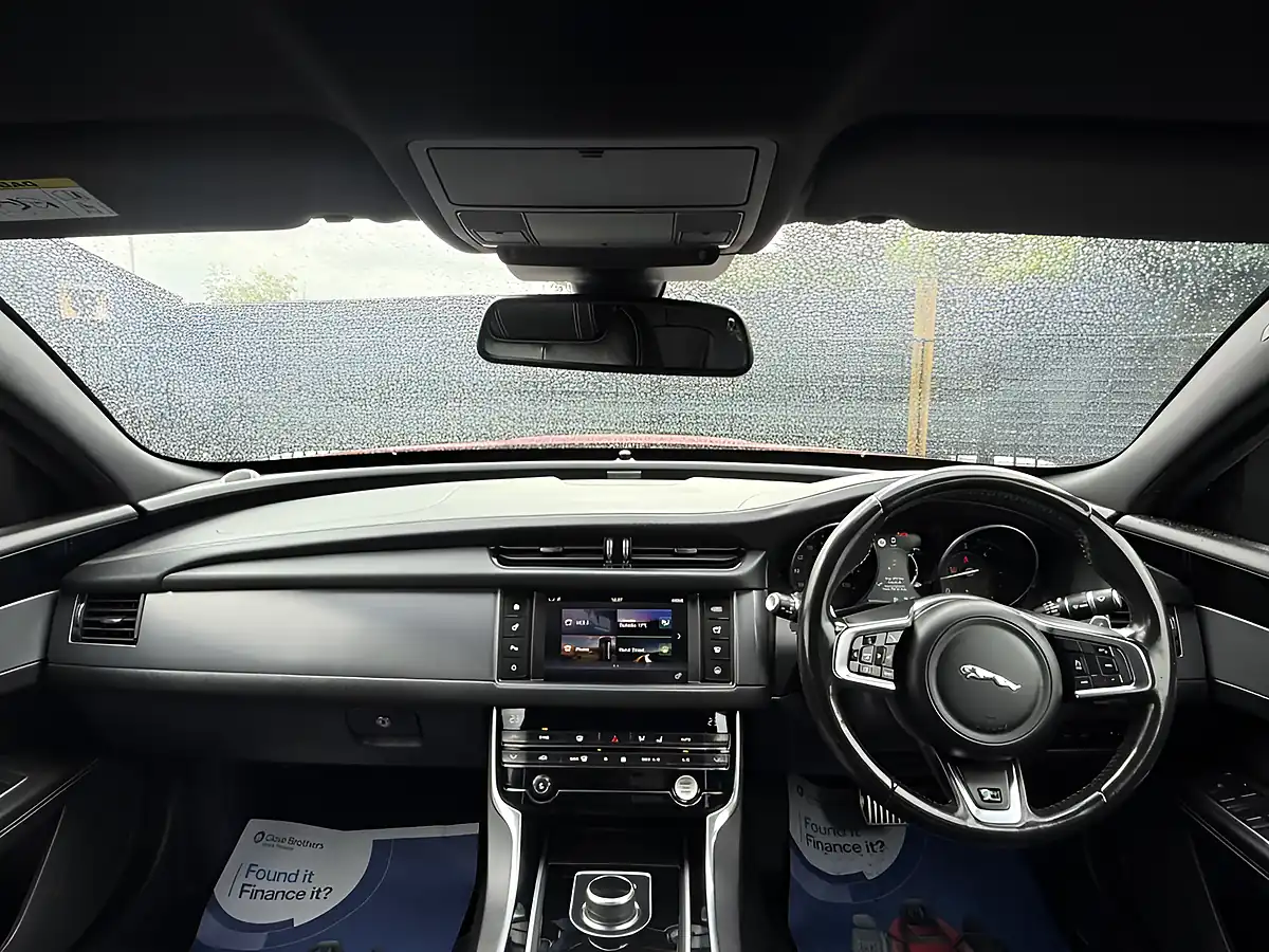 Used 2017 Jaguar Xf R-Sport Red - Interior and Exterior details 11