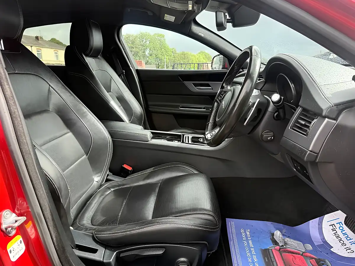 Used 2017 Jaguar Xf R-Sport Red - Interior and Exterior details 12