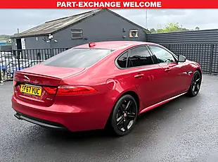 Used 2017 Jaguar Xf R-Sport Red - Interior and Exterior details 5