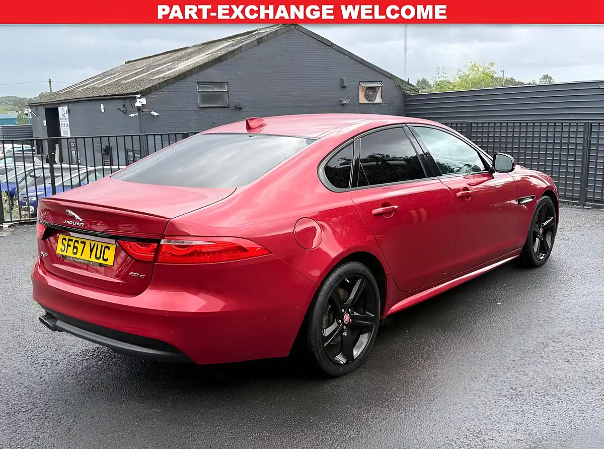 Used 2017 Jaguar Xf R-Sport Red - Interior and Exterior details 5