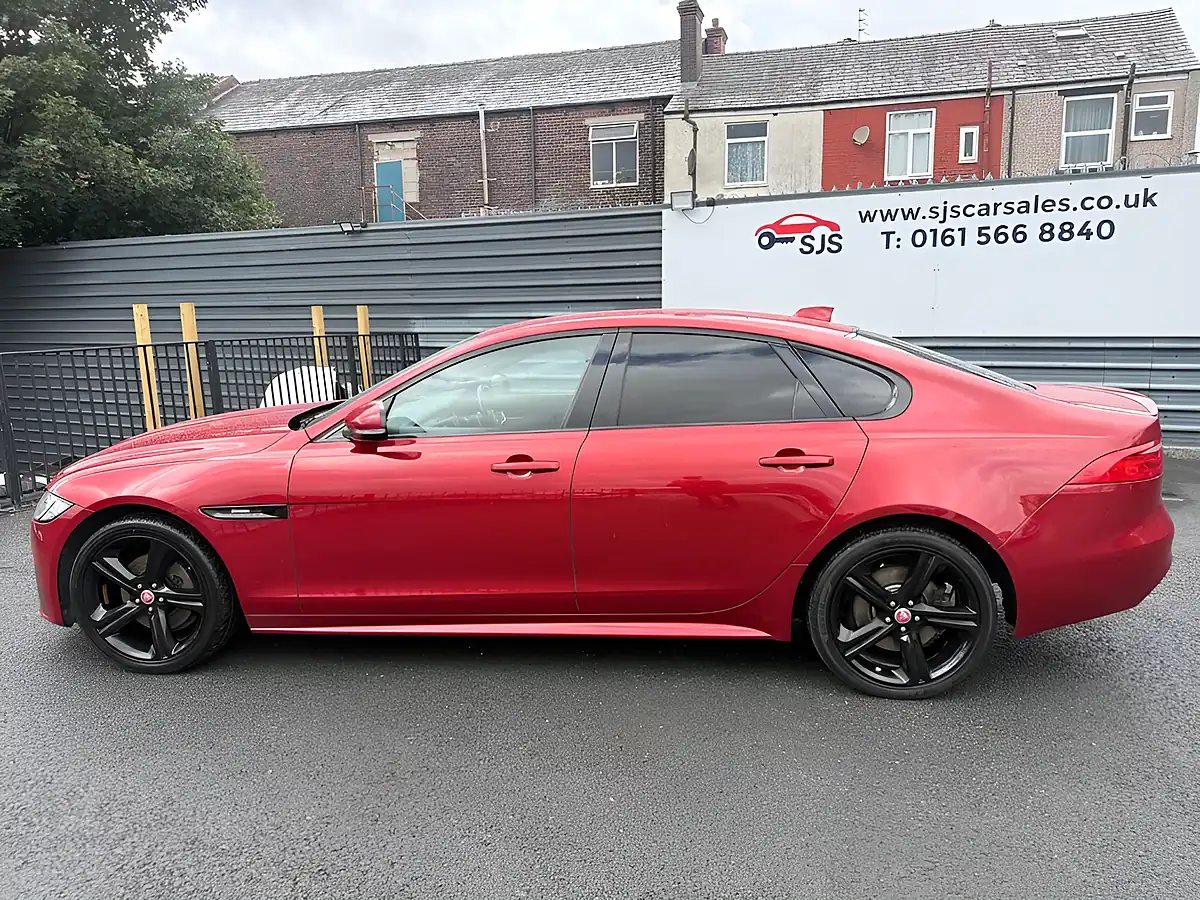 Used 2017 Jaguar Xf R-Sport Red - Interior and Exterior details 8