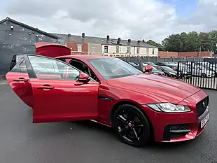 Used 2017 Jaguar Xf R-Sport Red - Interior and Exterior details 9