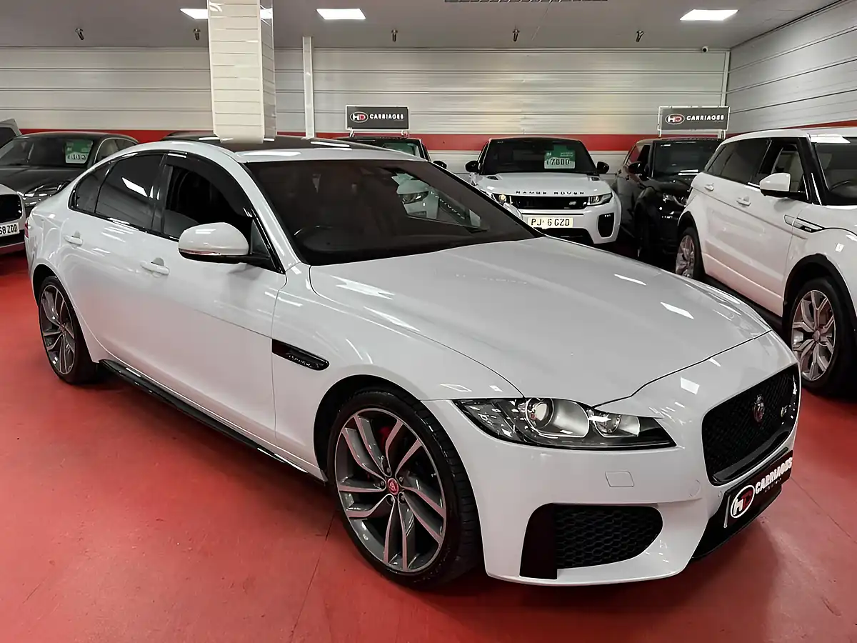 Used 2017 Jaguar Xf S White - Interior and Exterior details 2