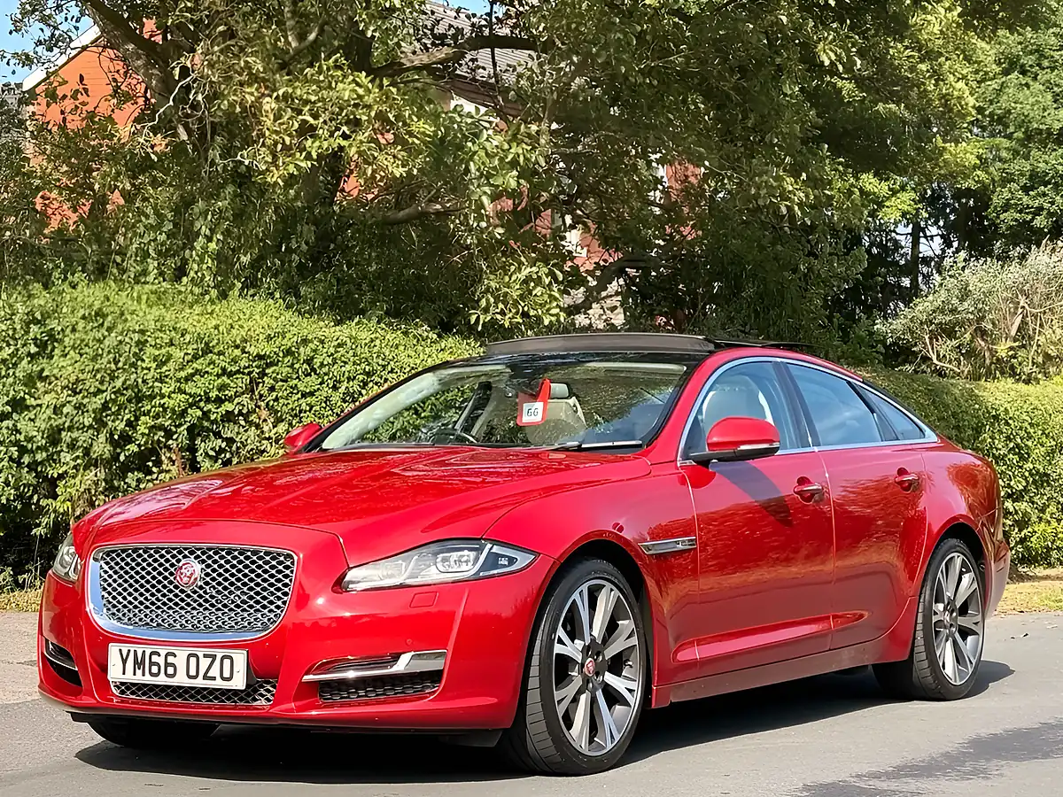 Used 2017 Jaguar Xj Portfolio Italian Racing Red - Front View