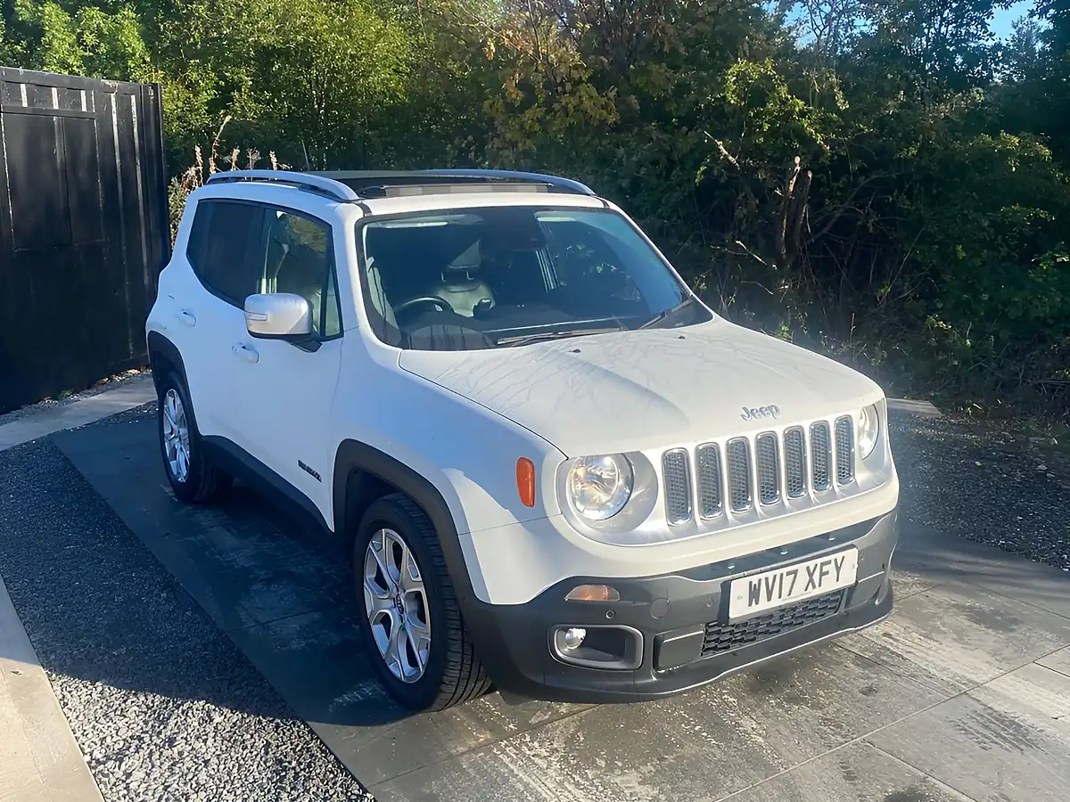 Used 2017 Jeep Renegade Limited White - Interior and Exterior details 14
