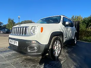 Used 2017 Jeep Renegade Limited White - Interior and Exterior details 16