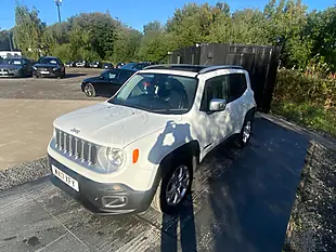 Used 2017 Jeep Renegade Limited White - Interior and Exterior details 18