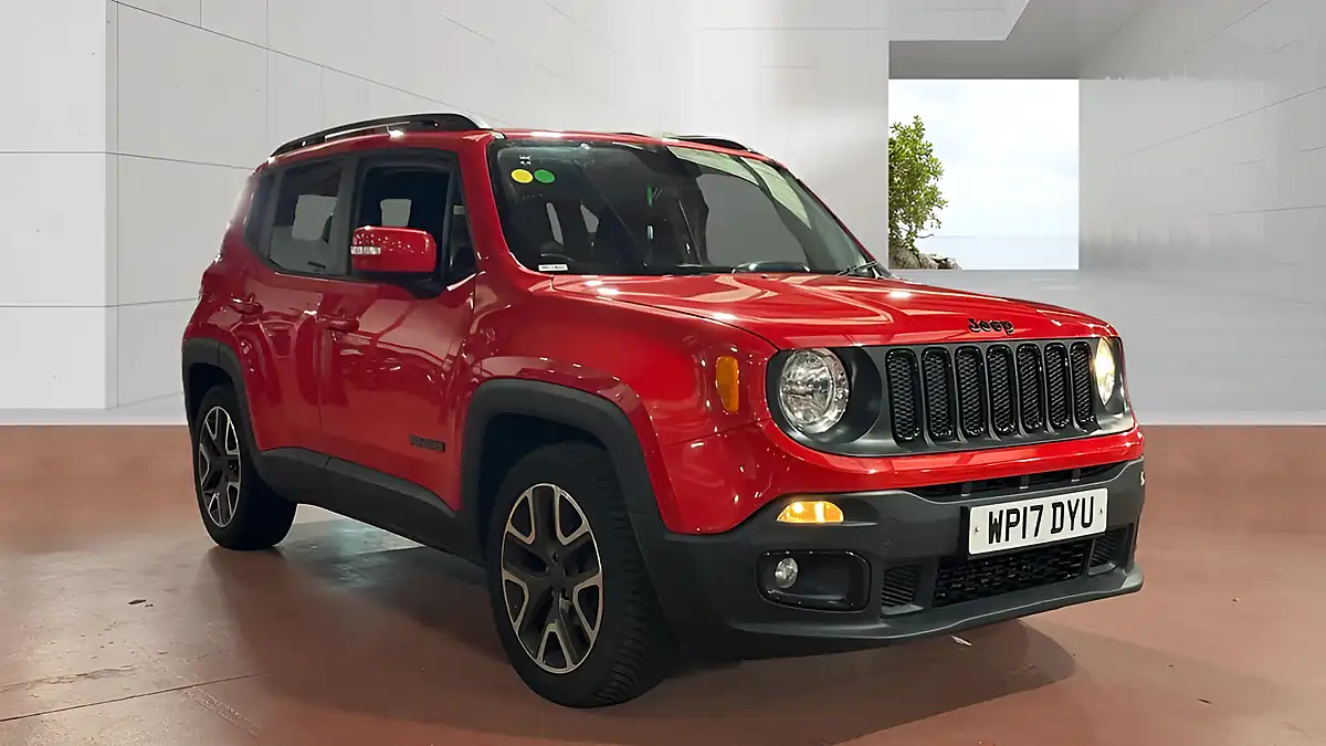 Used 2017 Jeep Renegade Night Eagle Ii Red - Front View
