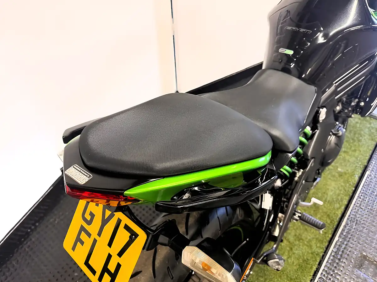 Used 2017 Kawasaki ER-6N Naked Green - Interior and Exterior details 2