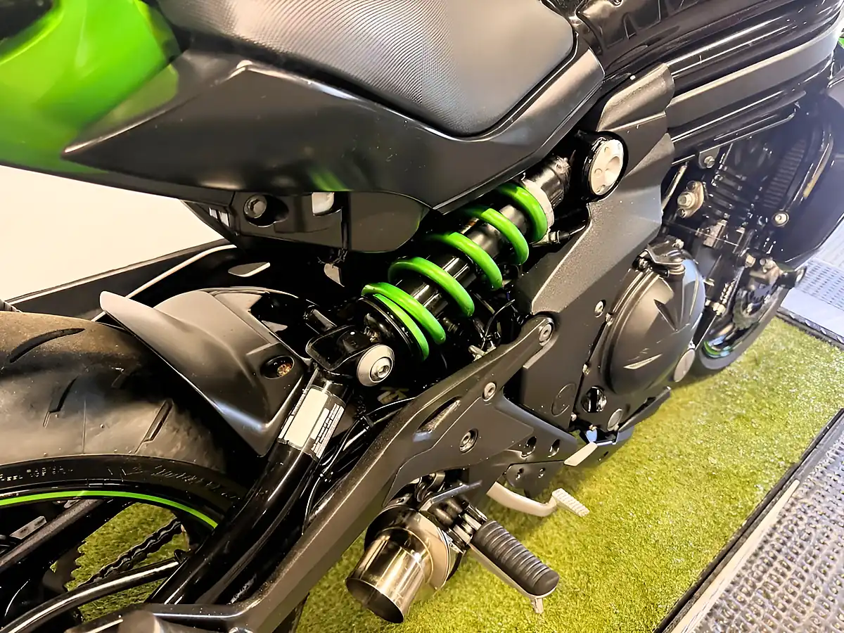 Used 2017 Kawasaki ER-6N Naked Green - Interior and Exterior details 5
