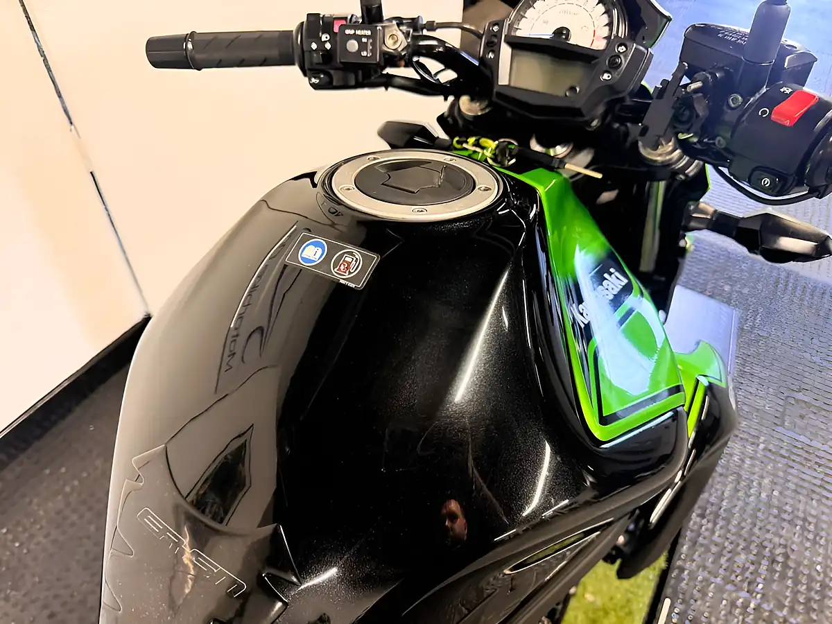 Used 2017 Kawasaki ER-6N Naked Green - Interior and Exterior details 7