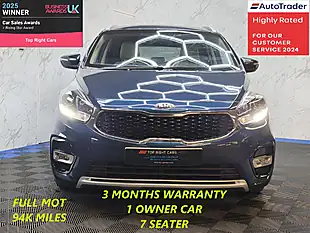 Used 2017 Kia Carens 3 Blue - Interior and Exterior details 2